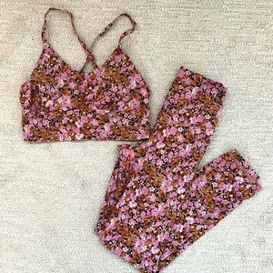 Aerie Floral Workout Set!